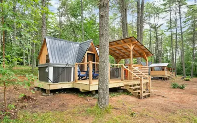 A-Frame Retreat with Inviting Hot Tub