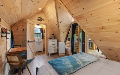 Charming A-Frame Cabin | Cold Plunge Tub | Hot Tub