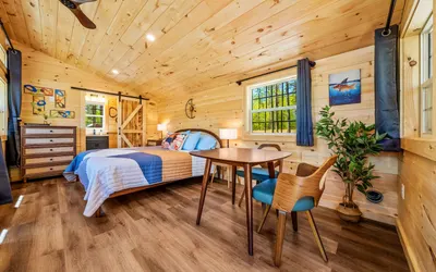Modern Forest Cabin with Private Hot Tub & Fire Pit