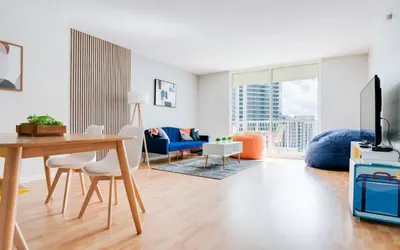 Ocean&City Views Lux Miami Brickell Sleeps 4 KngBd