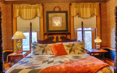 Dutch Royal Orange Suite at Pella Mansion