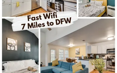 Fast Wifi | 7 Miles to DFW