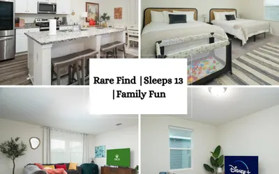 Rare Find |Sleeps 13 |Family Fun