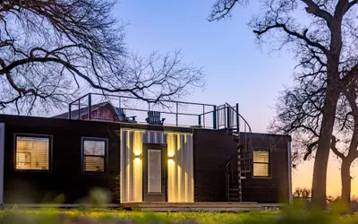 The Blue Ridge Container Tiny Home in the Country