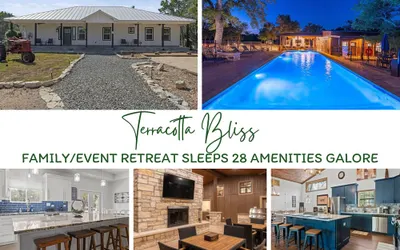 Family/event Retreat Sleeps 28 Amenities Galore