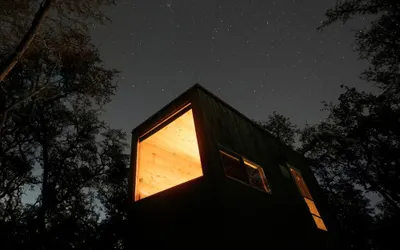 Postcard Cabins Hill Country