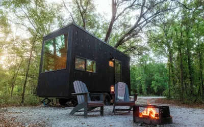 Postcard Cabins Hill Country