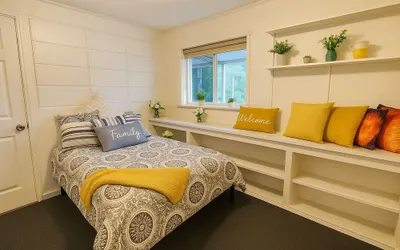 Master Suite with Fruitful Tree backyard