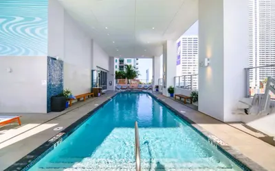 When the City Becomes a Canvas Terrace Pool Gym