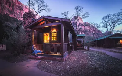Zion Lodge - Inside the Park