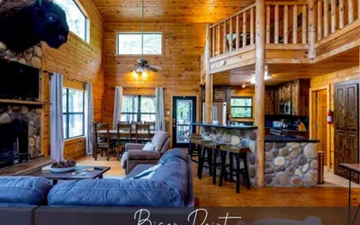 Bison Point Smoker Grill Corn Hole Fire Pit