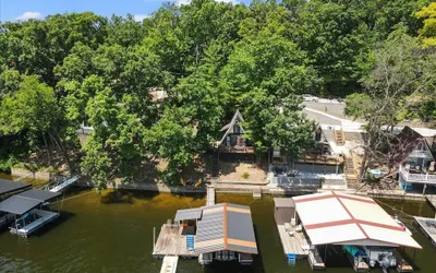 Pet Friendly A Frame w/ Private Dock, Kayak & Great Lake Views