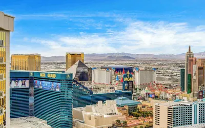 Stunning 1BR Strip Views w Balcony 17701