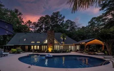 Poolside Farm Serenity Group Perfect, Cozy Gazebo