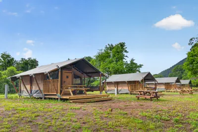 Photo 3 - Riverfront Camping with Comfort | Luxury Tent Near Virginia Tech