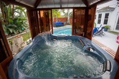 Photo 4 - Gorgeous Urban Oasis with Hot Tub, HEATED POOL and Private Movie Theater