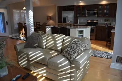 Photo 2 - Seven Springs Woodridge 3 Bedroom Premium Condo, Private deck with wooded view