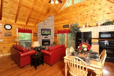 Photo 2 - Rustic and Elegant Cabin in Enchanting Views of Great Smoky Mountain
