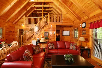 Photo 3 - Rustic and Elegant Cabin in Enchanting Views of Great Smoky Mountain