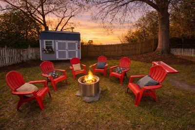 Photo 2 - Historic Downtown Gem | Walk to Shops & Dining | Fire Pit + Bikes