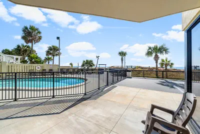Photo 4 - Ground-Floor Beachfront Condo! Free Beach Chair Service