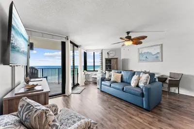 Photo 3 - Modern Beachfront Sunbird Condo! Balcony! Free Beach Chairs & Umbrella Service!
