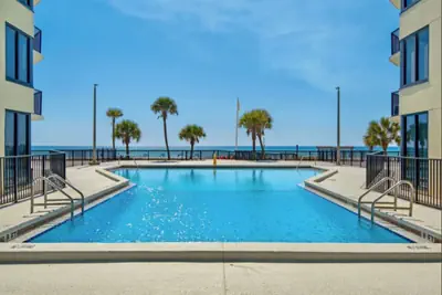 Photo 2 - Modern Beachfront Sunbird Condo! Balcony! Free Beach Chairs & Umbrella Service!