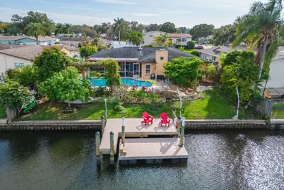 Photo 2 - Lakefront Pool Home | 9 Guests | 12mi to Beach
