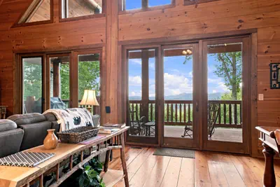 Photo 2 - Banner Elk Log Cabin | Hot Tub, Game Room, Views