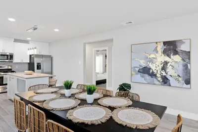 Photo 5 - Modern 3-Bed Gated Home 7 Min to Downtown Dallas | King Suite + Free Parking