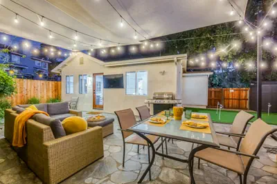 Photo 2 - Modern Cottage, Jacuzzi, Bistro Patio, Putting Green, Walk to All!
