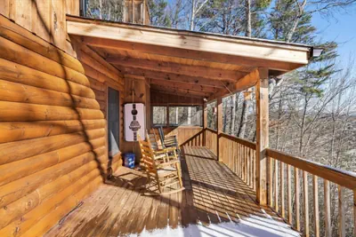 Photo 2 - Private Cabin | Hot Tub | King beds | Forest Views
