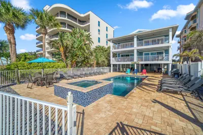 Photo 5 - Four Shores #3 Gulf Condo Direct Gulf w Pool & Spa