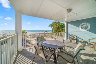 Photo 2 - Four Shores #2 Sunset Condo Direct Gulf w Pool&Spa
