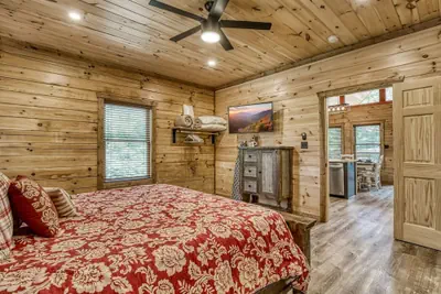 Photo 5 - Ern841 - Sweet Feet Retreat - Location, Location, And Private Indoor Pool! 2 Bedroom Cabin by RedAwning
