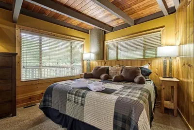 Photo 3 - Gatlinburg Views A Unique Cabin Mountain Views Expansive Decks Adjacent To Gatlinburg & Ski Lodge 1 Bedroom Cabin by RedAwning