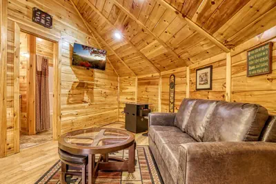 Photo 3 - Declan's View - Cozy 1 bedroom with Game room and Great Mountain Views! 1 Cabin by RedAwning