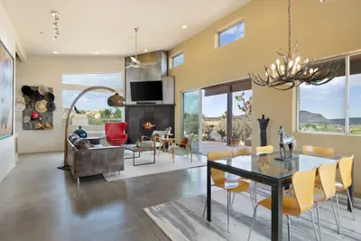 Photo 2 - Jackalope Junction-pool, Hot Tub, Fire Pit, Bbq & Desert Views! 2 Bedroom Home by RedAwning