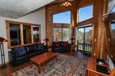 Photo 2 - Seven Springs 3 BR Loft Condo, Walk to Slopes! by RedAwning