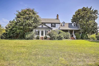 Photo 2 - Terre Haute Manor Farmhouse w/ Gardens & Deck!