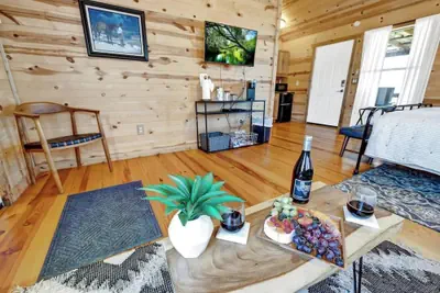 Photo 3 - Rocky Ridge Cedar Cabin With Hot Tub & Amazing Views