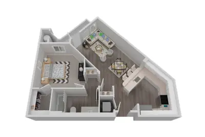 Photo 4 - Designer Apt With Jacuzzi Sky Lounge Gym Access