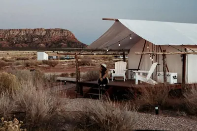 Photo 2 - Glamp Tent b/w Zion & Bryce, Outdoor Shower & Wifi