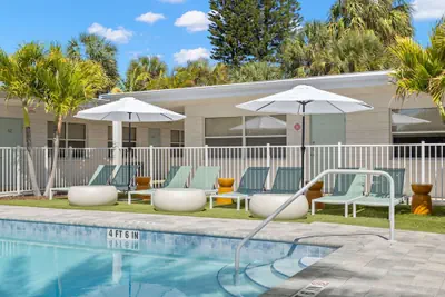 Photo 2 - Studio w/ King Bed Heated Pool, Steps to Beach!