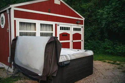 Photo 2 - Ruby s Red Cabin Hot Tub Nature Horses Indy