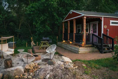 Photo 3 - Ruby s Red Cabin Hot Tub Nature Horses Indy