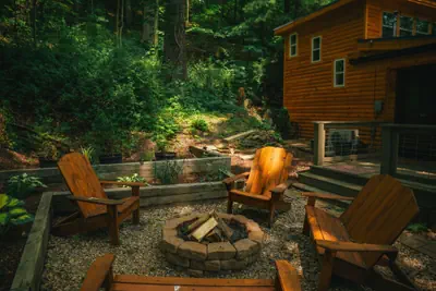Photo 2 - Lakefront Hilltop Cabin Hot tub Firepit