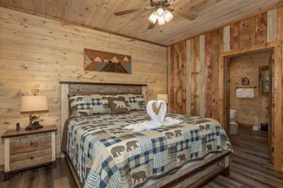 Photo 3 - Lux Cabin Mtn Views Flat Parking Dog Friendly