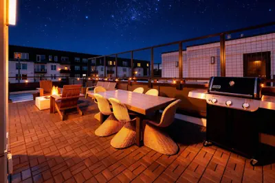 Photo 2 - Rooftop Fire Pit Lounge Skyline DT Nash Views