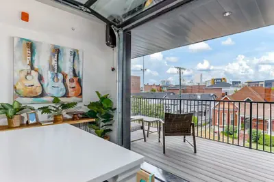 Photo 3 - Nashville Oasis at The Muse: Modern 2BR With Balcony & Rooftop Views